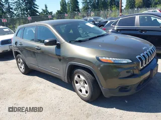 2015 Jeep Cherokee Sport z VIN 1C4PJLAB6FW722642, wystawiony jako IAAI lot #42742619 z przebiegiem 147 517 mil mil oraz . Historia ofert i sprzedaży dostępna na DreamBid. Obrazek 1.