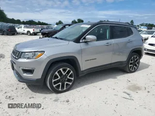 2018 Jeep Compass Limited with VIN 3C4NJDCB7JT471011, listed as a Copart auction lot 62475725 with 103,750 mi miles and Salvage title. Bid and sale history available at DreamBid. Image 1.