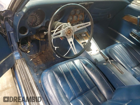 1972 Chevrolet Corvette with VIN 1Z37K2S507441, listed as a Copart auction lot 43219815 with 54,522 mi miles and Clean title. Bid and sale history available at DreamBid. Image 8.