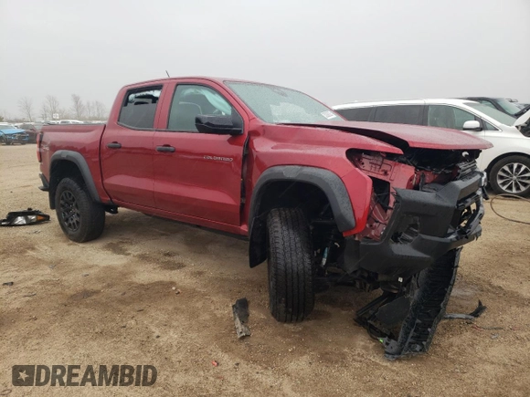 2023 Chevrolet Colorado 4WD Trail Boss z VIN 1GCPTEEK7P1252328, wystawiony jako Copart lot #53208005 z przebiegiem Nie podano mil oraz Szkoda całkowita • Salvage title. Historia ofert i sprzedaży dostępna na DreamBid. Obrazek 4.