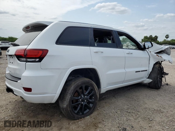 2021 Jeep Grand Cherokee Laredo E with VIN 1C4RJEAG5MC712960, listed as a Copart auction lot 55441545 with Not provided miles and Salvage title. Bid and sale history available at DreamBid. Image 3.