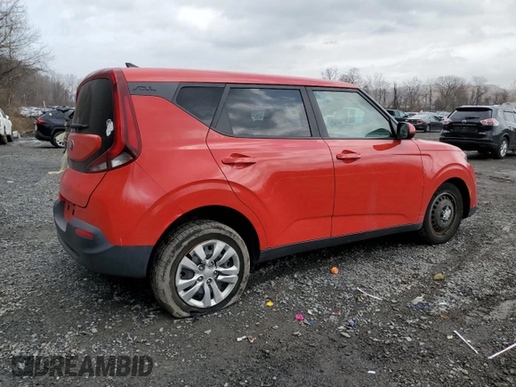 2020 Kia Soul S with VIN KNDJ23AU7L7069247, listed as a Copart auction lot 50796315 with 59,415 mi miles and Salvage Title. Bid and sale history available at DreamBid. Image 3.