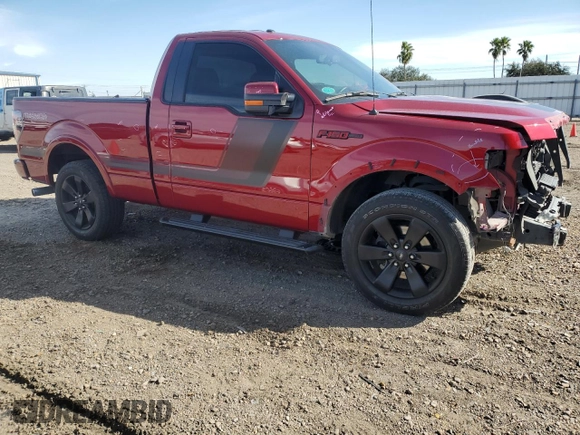 2014 Ford F-150 XL with VIN 1FTMF1CTXEFB06729, listed as a Copart auction lot 87945925 with 17,909 mi miles and Salvage title. Bid and sale history available at DreamBid. Image 4.