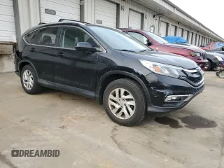 2015 Honda CR-V EX-L with VIN 2HKRM4H73FH604142, listed as a Copart auction lot 46516165 with 124,719 mi miles and Salvage Title. Bid and sale history available at carsss.com. Image 4.