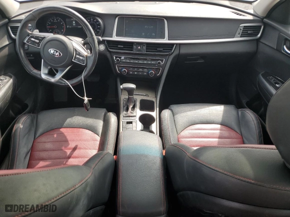 2019 Kia Optima SX with VIN 5XXGW4L25KG335015, listed as a Copart auction lot 49240855 with 51,933 mi miles and Salvage Title. Bid and sale history available at carsss.com. Image 8.