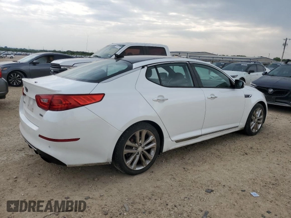 2015 Kia Optima SX Turbo with VIN 5XXGR4A64FG412377, listed as a Copart auction lot 54927505 with 65,481 mi miles and Clean title. Bid and sale history available at DreamBid. Image 3.