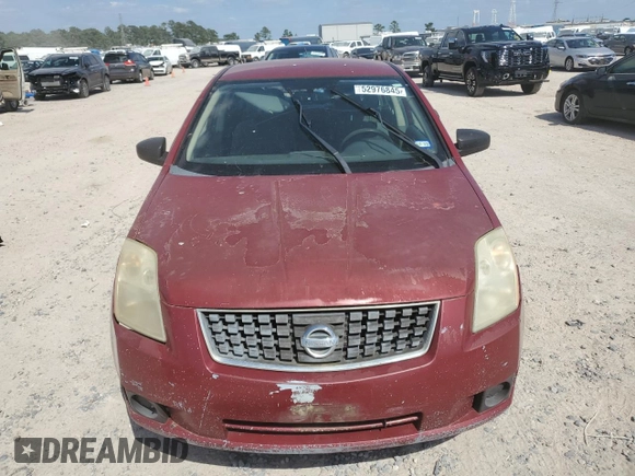 2007 Nissan Sentra 2.0 with VIN 3N1AB61E77L705146, listed as a Copart auction lot 52976845 with 280,193 mi miles and Salvage Title. Bid and sale history available at DreamBid. Image 5.