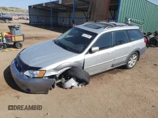 2006 Subaru Legacy Outback Limited with VIN 4S4BP62C067351291, listed as a Copart auction lot 53872395 with 64,306 mi miles and Non repairable. Bid and sale history available at DreamBid. Image 1.