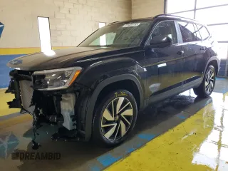 2025 Volkswagen Atlas SE z VIN 1V2HR2CA6SC505551, wystawiony jako Copart lot #56254085 z przebiegiem 14 430 mil mil oraz Czysty tytuł • Clean title. Historia ofert i sprzedaży dostępna na DreamBid. Obrazek 1.