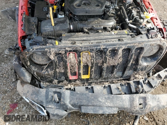 2023 Jeep Wrangler Willys with VIN 1C4HJXDN9PW509722, listed as a Copart auction lot 53980855 with 29,935 mi miles and Salvage title. Bid and sale history available at DreamBid. Image 11.