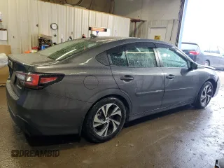 2025 Subaru Legacy Premium with VIN 4S3BWAF68S3003240, listed as a Copart auction lot 47327955 with 8,256 mi miles and Salvage title. Bid and sale history available at DreamBid. Image 3.