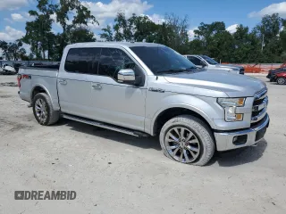 2016 Ford F-150 XLT with VIN 1FTEW1EF2GKD62675, listed as a Copart auction lot 62373605 with 137,703 mi miles and Salvage title. Bid and sale history available at DreamBid. Image 4.