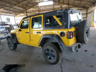 2018 Jeep Wrangler Unlimited Sport z VIN 1C4HJXDG9JW291015, wystawiony jako Copart lot #46114545 z przebiegiem 81 288 mil mil oraz Szkoda całkowita • Salvage title. Historia ofert i sprzedaży dostępna na DreamBid. Obrazek 2.
