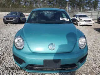 2018 Volkswagen Beetle with VIN 3VWFD7AT4JM716511, listed as a Copart auction lot 49031175 with 91,456 mi miles and Salvage Title. Bid and sale history available at DreamBid. Image 5.