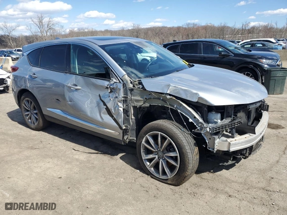 2019 Acura RDX w/Technology Pkg with VIN 5J8TC2H5XKL009453, listed as a Copart auction lot 50407725 with 50,702 mi miles and Salvage Title. Bid and sale history available at carsss.com. Image 4.