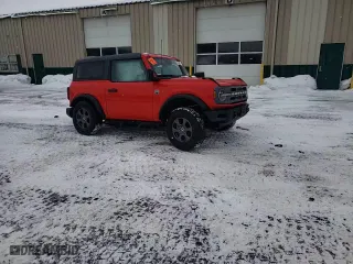 2022 Ford Bronco with VIN 1FMDE5AH6NLB67534, listed as a Copart auction lot 44528055 with 20,937 mi miles and Salvage Title. Bid and sale history available at carsss.com. Image 14.