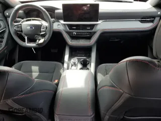 2025 Ford Explorer ST with VIN 1FMWK8GC6SGA71809, listed as a Copart auction lot 49919755 with 0 mi miles and Salvage Title. Bid and sale history available at carsss.com. Image 8.