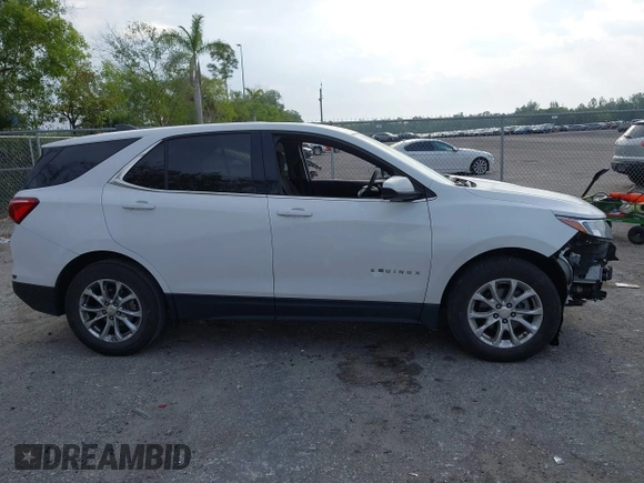 2020 Chevrolet Equinox LT with VIN 3GNAXKEV8LS709926, listed as a IAAI auction lot 41864820 with 59,093 mi miles and . Bid and sale history available at carsss.com. Image 14.