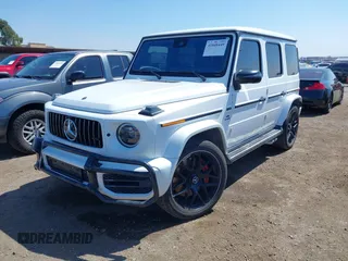 2021 Mercedes-Benz G AMG G 63 with VIN W1NYC7HJ8MX399892, listed as a IAAI auction lot 41848449 with 23,800 mi miles. Bid and sale history available at carsss.com. Image 2.