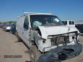 2013 Ford Econoline Cargo Commercial z VIN 1FTNE2EW1DDA78530, wystawiony jako IAAI lot #41855152 z przebiegiem Nie podano mil oraz . Historia ofert i sprzedaży dostępna na DreamBid. Obrazek 1.