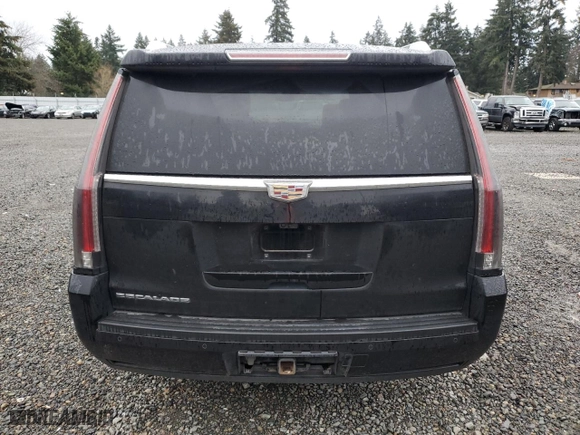 2017 Cadillac Escalade Platinum with VIN 1GYS4DKJ8HR191808, listed as a Copart auction lot 83920484 with 142,706 mi miles and Salvage Title. Bid and sale history available at carsss.com. Image 6.