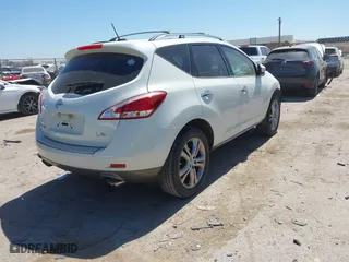 2011 Nissan Murano LE with VIN JN8AZ1MU2BW053431, listed as a IAAI auction lot 41867381 with 1 mi miles. Bid and sale history available at carsss.com. Image 4.