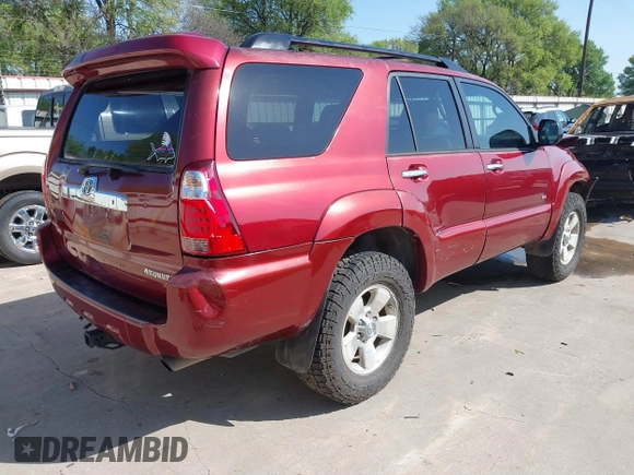 2006 Toyota 4Runner SR5 with VIN JTEZU14R568059478, listed as a IAAI auction lot 41865355 with 184,222 mi miles and . Bid and sale history available at DreamBid. Image 4.