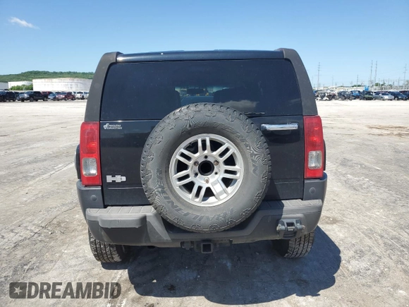 2006 Hummer H3 with VIN 5GTDN136968269478, listed as a Copart auction lot 54549545 with 215,555 mi miles and Clean Title. Bid and sale history available at carsss.com. Image 6.