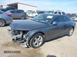 2019 Audi A4 Premium with VIN WAUDNAF4XKA022178, listed as a IAAI auction lot 41593789 with 79,557 mi miles. Bid and sale history available at carsss.com. Image 2.