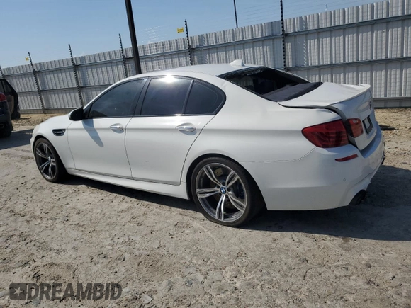2014 BMW M5 with VIN WBSFV9C54ED097879, listed as a Copart auction lot 61380464 with 78,367 mi miles and Salvage Title. Bid and sale history available at carsss.com. Image 2.