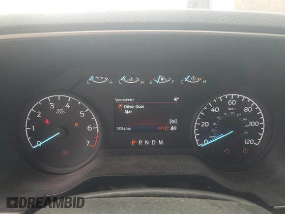 2021 Ford F-150 XL with VIN 1FTEX1C81MKE24869, listed as a Copart auction lot 61052235 with 73,034 mi miles and Clean title. Bid and sale history available at DreamBid. Image 9.