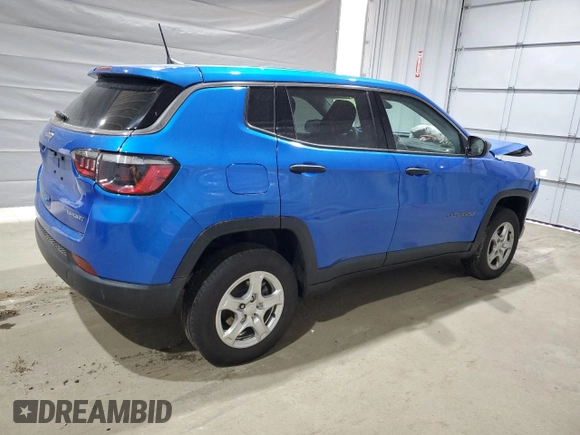 2022 Jeep Compass Sport с VIN 3C4NJDAB0NT221070, выставлен на аукционе Copart как лот 57667525 с пробегом 38 102 миль миль и Списание • Salvage title. История ставок и продаж доступна на DreamBid. Изображение 3.