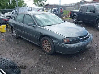2004 Chevrolet Impala with VIN 2G1WF52E849247611, listed as a IAAI auction lot 42094749 with 203,391 mi miles and . Bid and sale history available at carsss.com. Image 1.