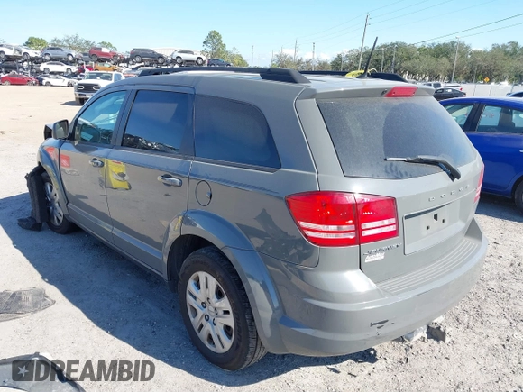 2019 Dodge Journey SE Value with VIN 3C4PDCAB8KT873487, listed as a IAAI auction lot 41499688 with 257,391 mi miles and . Bid and sale history available at DreamBid. Image 3.