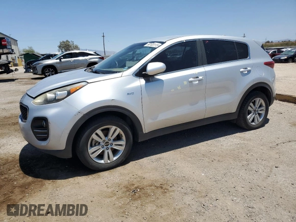 2017 Kia Sportage LX z VIN KNDPMCAC7H7163776, wystawiony jako Copart lot #60103115 z przebiegiem 150 552 mil mil oraz Czysty tytuł • Clean title. Historia ofert i sprzedaży dostępna na DreamBid. Obrazek 1.