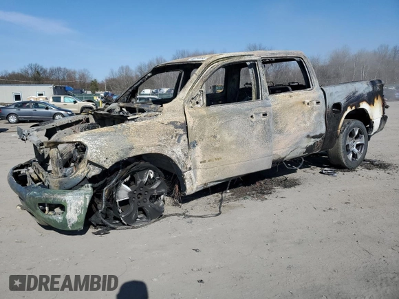 2022 Ram 1500 Laramie with VIN 1C6SRFJT9NN199223, listed as a Copart auction lot 48730295 with Not provided miles and Salvage title. Bid and sale history available at DreamBid. Image 1.