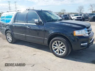 2017 Ford Expedition Max Limited z VIN 1FMJK2AT5HEA29863, wystawiony jako IAAI lot #42097452 z przebiegiem 141 766 mil mil oraz . Historia ofert i sprzedaży dostępna na DreamBid. Obrazek 1.