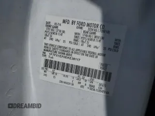 2014 Ford F-150 XL с VIN 1FTFX1EF0EKE38117, выставлен на аукционе Copart как лот 53186475 с пробегом Не указан миль и Списание • Salvage title. История ставок и продаж доступна на DreamBid. Изображение 12.
