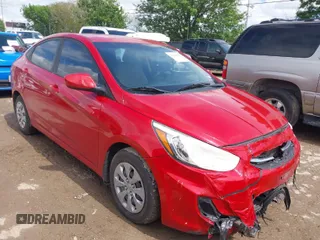 2017 Hyundai Accent SE with VIN KMHCT4AE0HU254605, listed as a IAAI auction lot 41909487 with 52,685 mi miles. Bid and sale history available at carsss.com. Image 1.