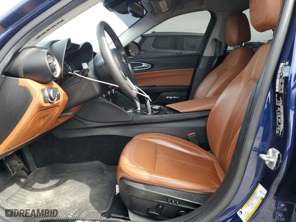 2018 Alfa Romeo Giulia with VIN ZARFAEDN7J7590223, listed as a Copart auction lot 49301005 with 113,535 mi miles and Salvage Title. Bid and sale history available at carsss.com. Image 7.