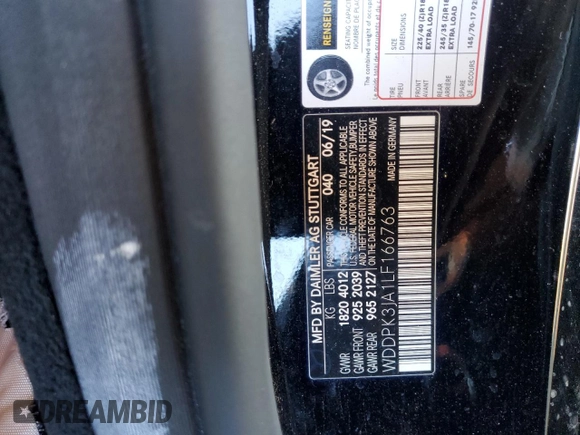 2020 Mercedes-Benz SLC 300 z VIN WDDPK3JA1LF166763, wystawiony jako Copart lot #82894704 z przebiegiem 37 870 mil mil oraz Szkoda całkowita • Salvage title. Historia ofert i sprzedaży dostępna na DreamBid. Obrazek 14.