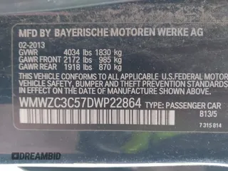 2013 MINI Countryman S z VIN WMWZC3C57DWP22864, wystawiony jako IAAI lot #42041909 z przebiegiem 139 932 mil mil oraz . Historia ofert i sprzedaży dostępna na DreamBid. Obrazek 9.