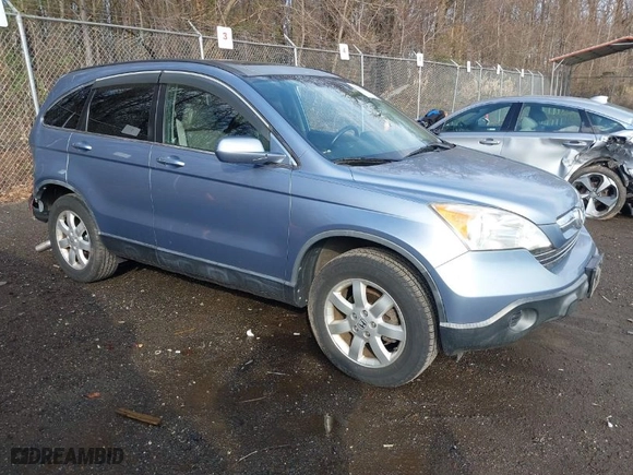 2007 Honda CR-V EX-L with VIN JHLRE38727C050423, listed as a IAAI auction lot 41808938 with 155,851 mi miles. Bid and sale history available at carsss.com. Image 1.