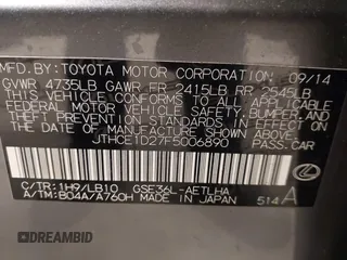 2015 Lexus IS 350 z VIN JTHCE1D27F5006890, wystawiony jako IAAI lot #42449096 z przebiegiem 96 525 mil mil oraz . Historia ofert i sprzedaży dostępna na DreamBid. Obrazek 9.