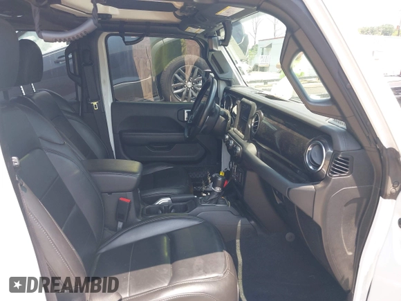 2021 Jeep Wrangler Unlimited Sahara with VIN 1C4HJXEN1MW618508, listed as a IAAI auction lot 42639515 with 39,747 mi miles and . Bid and sale history available at DreamBid. Image 5.