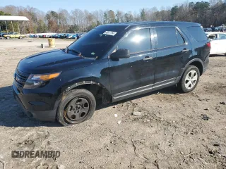 2015 Ford Utility Police Interceptor with VIN 1FM5K8AR1FGB91547, listed as a Copart auction lot 80617764 with 143,476 mi miles and Clean Title. Bid and sale history available at carsss.com. Image 1.