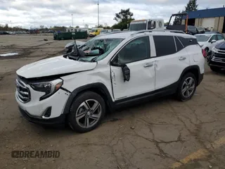2020 GMC Terrain SLT with VIN 3GKALVEV9LL130822, listed as a Copart auction lot 75923744 with 75,380 mi miles and Non Repairable. Bid and sale history available at carsss.com. Image 1.