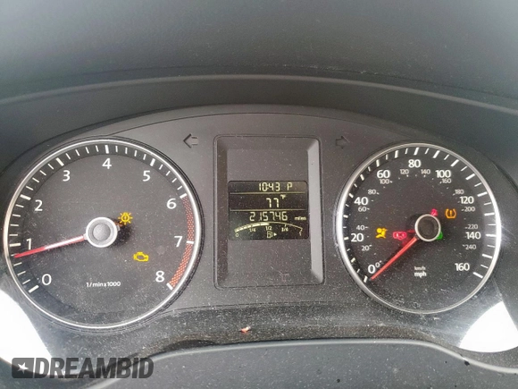 2012 Volkswagen Jetta SE с VIN 3VWDX7AJXCM324469, выставлен на аукционе Copart как лот 60819075 с пробегом 215 746 миль миль и Чистый • Clean title. История ставок и продаж доступна на DreamBid. Изображение 9.