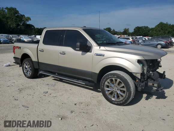 2017 Ford F-150 XL with VIN 1FTEW1EG3HFB06449, listed as a Copart auction lot 53503655 with 62,539 mi miles and Salvage Title. Bid and sale history available at carsss.com. Image 4.