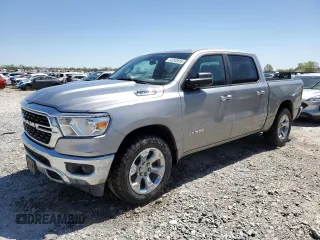 2022 Ram 1500 Big Horn with VIN 1C6SRFFTXNN457130, listed as a Copart auction lot 53283855 with 57,820 mi miles and Salvage title. Bid and sale history available at DreamBid. Image 1.